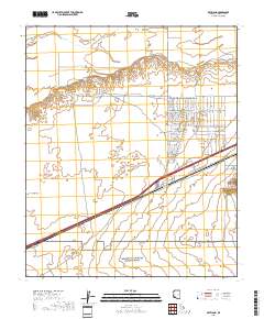 Dateland 2018 topographic map thumbnail