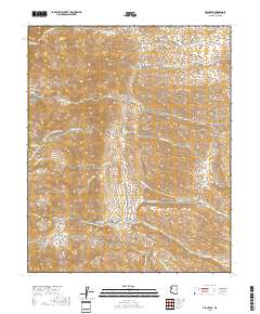 Dean Peak 2018 topographic map thumbnail