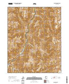 Diamond Peak 2018 topographic map thumbnail