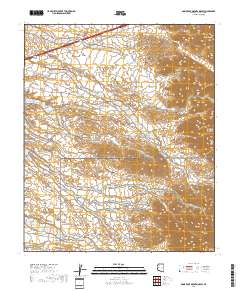 Dome Rock Mountains SW 2018 topographic map thumbnail