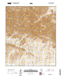 Dos Cabezas 2018 topographic map thumbnail