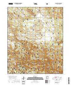 Dutton Hill 2018 topographic map thumbnail