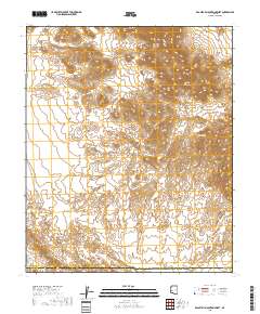 Eagletail Mountains West 2018 topographic map thumbnail