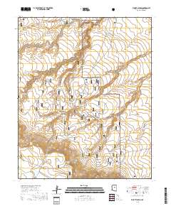 Elliott Canyon 2018 topographic map thumbnail