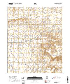 Bird Springs Wash 2018 topographic map thumbnail