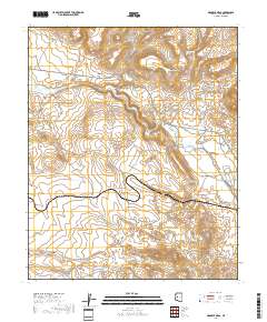 Bismarck Mesa 2018 topographic map thumbnail