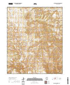 Blue House Mountain 2018 topographic map thumbnail