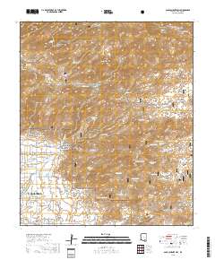 Agua Caliente Hill 2018 topographic map thumbnail