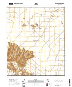 Aguila Mountains NE 2018 topographic map thumbnail