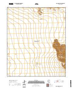 Aguila Mountains NW 2018 topographic map thumbnail
