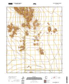 Aguila Mountains SE 2018 topographic map thumbnail