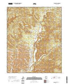 Alchesay Flat 2018 topographic map thumbnail
