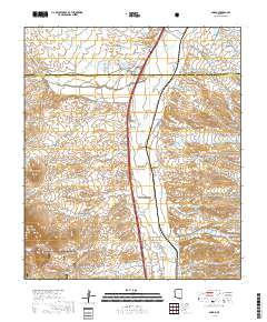 Amado 2018 topographic map thumbnail
