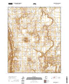 Antelope Knoll 2018 topographic map thumbnail