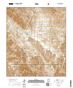 Arivaca 2018 topographic map thumbnail