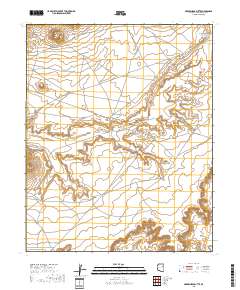 Arrowhead Butte 2018 topographic map thumbnail