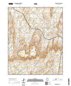 Arrowhead Mesa 2018 topographic map thumbnail