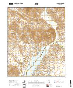 Artillery Peak 2018 topographic map thumbnail