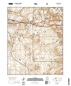 Ash Fork 2018 topographic map thumbnail