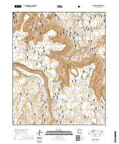 Ashurst Lake 2018 topographic map thumbnail