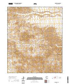 Aubrey Peak 2018 topographic map thumbnail