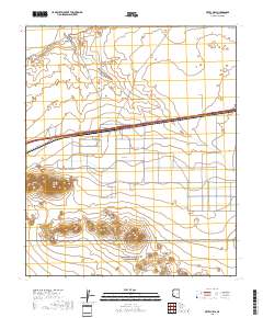 Aztec Hills 2018 topographic map thumbnail