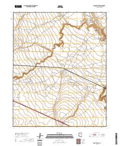 Babbitt Wash 2018 topographic map thumbnail