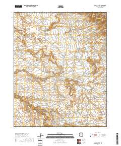 Bad Bug Butte 2018 topographic map thumbnail