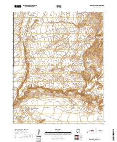 Begashibito Canyon 2018 topographic map thumbnail