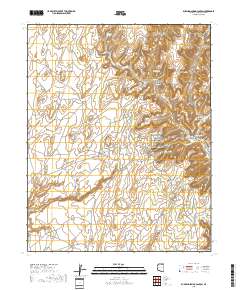 Bubbling Spring Canyon 2018 topographic map thumbnail
