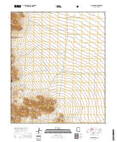 Blue Mountain 2018 topographic map thumbnail