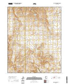 Blye Canyon NE 2018 topographic map thumbnail