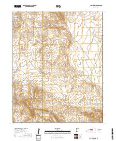 Blye Canyon SE 2018 topographic map thumbnail