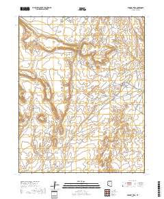 Bodaway Mesa 2018 topographic map thumbnail