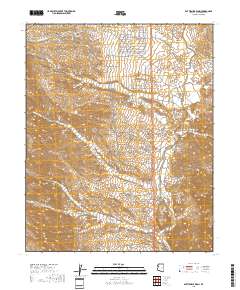 Bottleneck Wash 2018 topographic map thumbnail