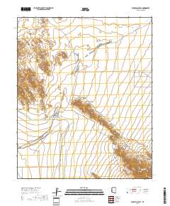 Bouse Hills East 2018 topographic map thumbnail