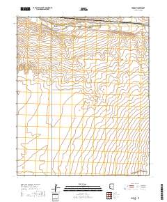 Bouse NW 2018 topographic map thumbnail