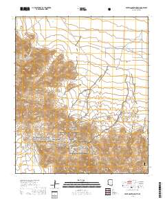 Bowie Mountain North 2018 topographic map thumbnail
