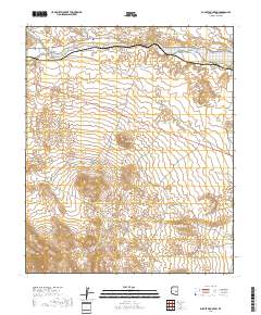 Bucket Mountain 2018 topographic map thumbnail