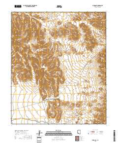 Burro Gap 2018 topographic map thumbnail