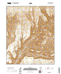 Burro Mesa 2018 topographic map thumbnail