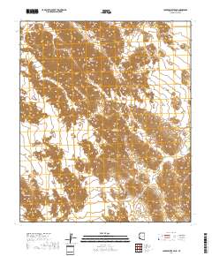 Cabeza Prieta Peak 2018 topographic map thumbnail
