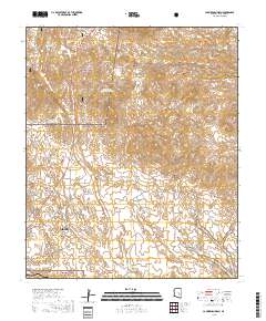 Cammerman Wash 2018 topographic map thumbnail