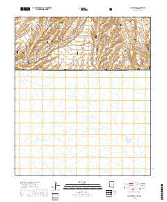 Campini Mesa 2018 topographic map thumbnail