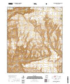 Cane Springs Mountain 2018 topographic map thumbnail