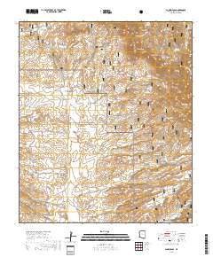 Canelo Pass 2018 topographic map thumbnail