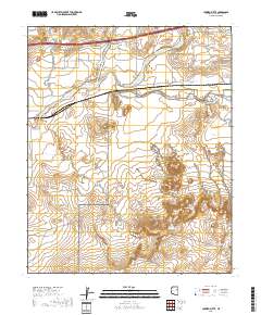 Carrizo Butte 2018 topographic map thumbnail