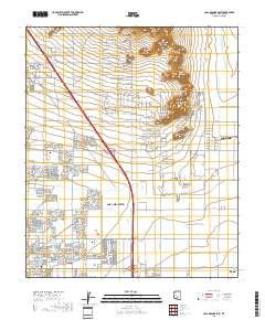 Casa Grande East 2018 topographic map thumbnail