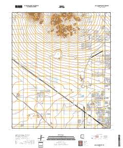 Casa Grande West 2018 topographic map thumbnail