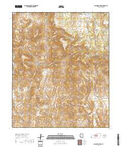 Cassadore Spring 2018 topographic map thumbnail